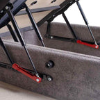 Κρεβάτι με Αποθηκευτικό Χώρο Waverly Bed Set Stripe 160X200 Light Grey